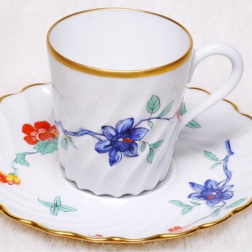 Vintage Collectible Haviland Limoges Danbury Mint Demitasse Cup Saucer Set